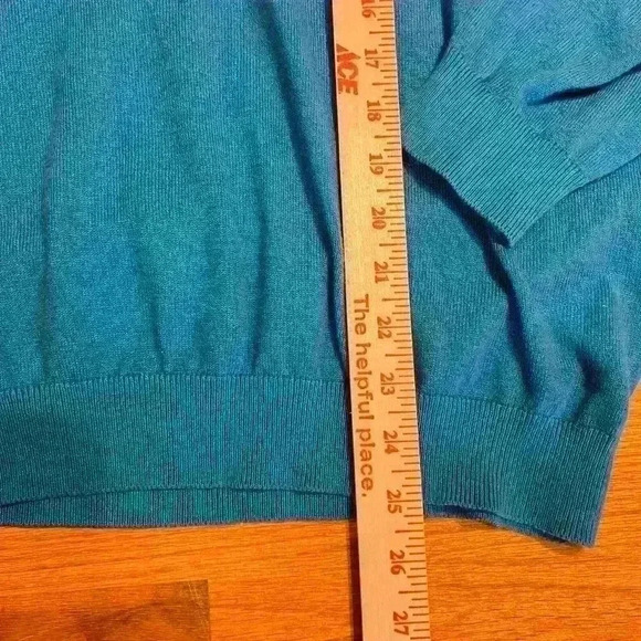 Paul Fredrick Men’s 1/4 Zip Silk Cashmere Blend Casual Stretch Comfort Luxury - Picture 5 of 6